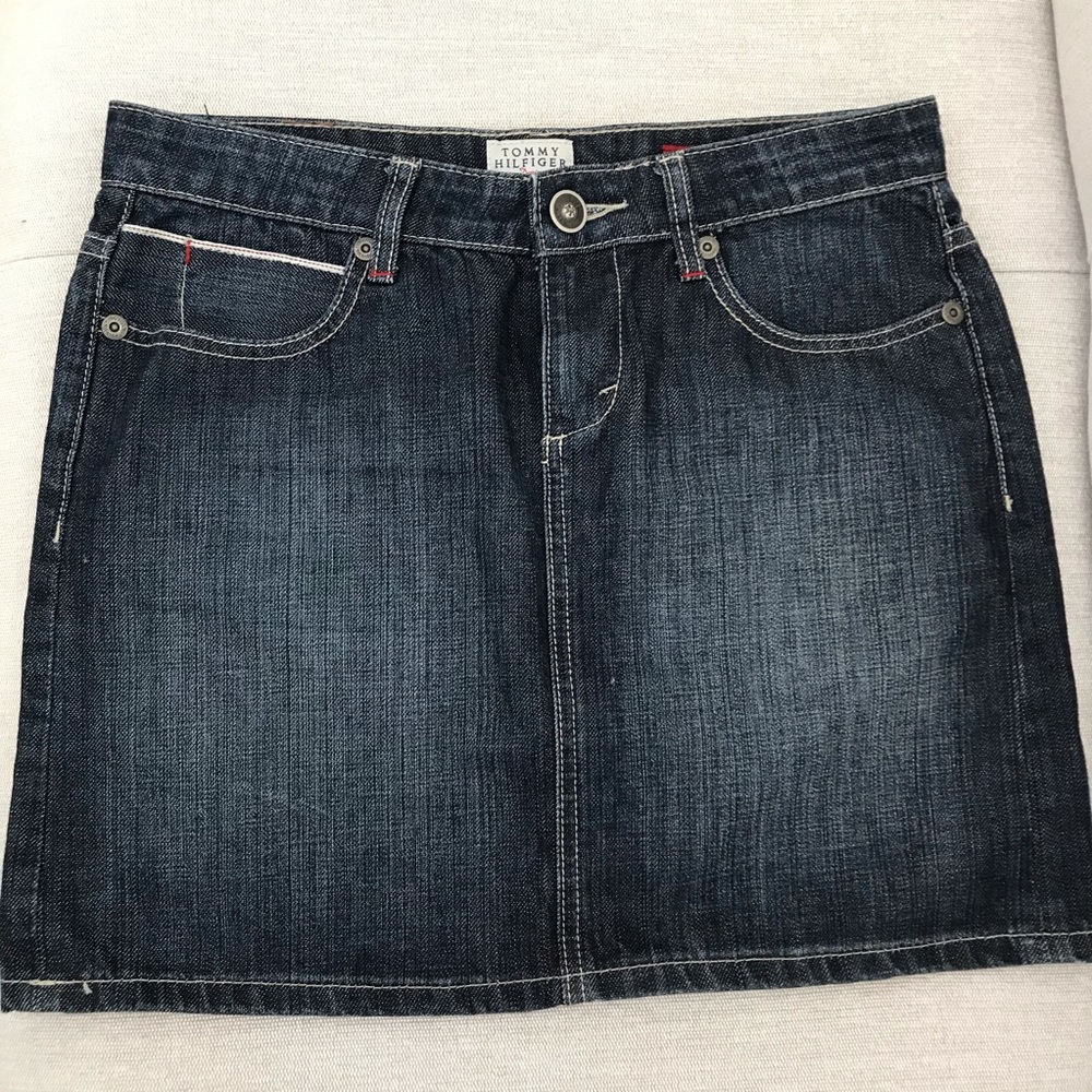 Tommy Hilfiger Short Denim Mini Skirt Medium
